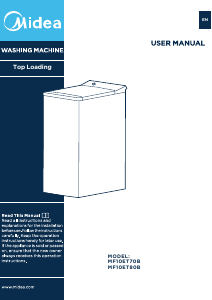 Handleiding Midea MF10ET80B Wasmachine