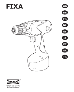 Kullanım kılavuzu IKEA FIXA Matkap tornavida