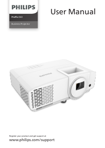 Handleiding Philips PRX860 ProPix 860 Beamer