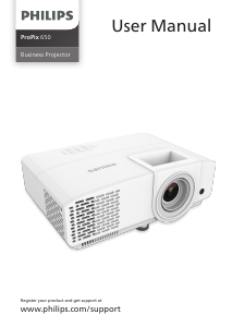 Handleiding Philips PRX650 ProPix 650 Beamer