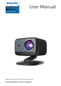 Handleiding Philips NPX450 NeoPix 450 Smart Beamer