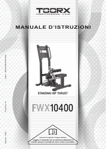 Manuale Toorx FWX-10400 Standing Hip Thrust Stazione multifunzione
