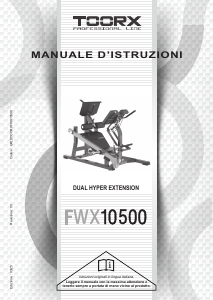 Manuale Toorx FWX-10500 Dual Hyper Extension Stazione multifunzione