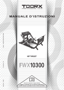 Manuale Toorx FWX-10300 Hip Thrust Stazione multifunzione
