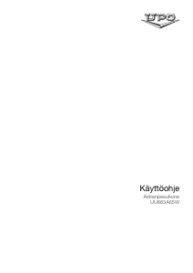 Käyttöohje UPO UU663A65W Astianpesukone