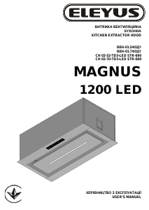 Bruksanvisning Eleyus MAGNUS 1200 LED 52 IS Köksfläkt