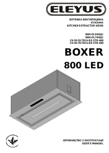 Manual Eleyus BOXER 800 LED 52 BL Cooker Hood