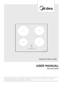 Mode d’emploi Midea MIH740F238K0 Table de cuisson