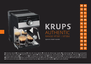 Руководство Krups XP384G10 Authentic Эспрессо-машина