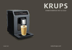 Εγχειρίδιο Krups EA898GF0 Evidence Hot & Cold Μηχανή καφέ