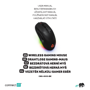 Használati útmutató Connect IT CMO-4600-BK Egér