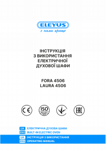 Bruksanvisning Eleyus FORA 4506 IS+BL Ugn