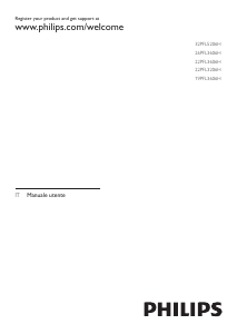 Manuale Philips 22PFL3206H LED televisore