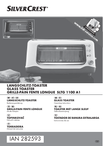 Manual SilverCrest SLTG 1100 A1 Toaster