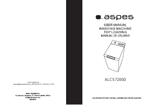 Handleiding Aspes ALCS7200D Wasmachine