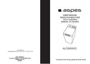 Handleiding Aspes ALCS8300CI Wasmachine