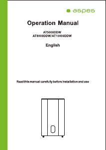 Manuale Aspes AT5000DDW Caldaia