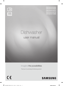 Manual Samsung DW50K4030BB Dishwasher