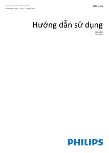 Hướng dẫn sử dụng Philips 32PFS5803 Ti vi LED