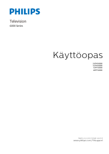 Käyttöohje Philips 32PHS6000 LED-televisio