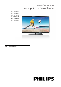 מדריך Philips 37PFL4007K טלוויזיית LED