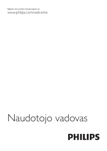 Vadovas Philips 42PFL6007K LED televizorius