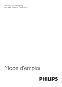 Mode d’emploi Philips 42PFL6007K Téléviseur LED