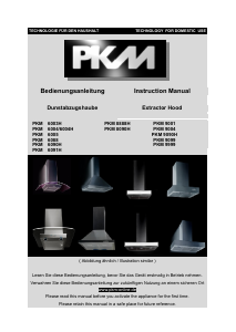 Manual PKM 6003H Cooker Hood