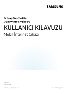 Kullanım kılavuzu Samsung SM-X400 Galaxy Tab S Tablet