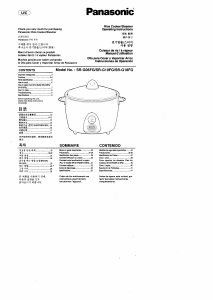 Manual de uso Panasonic SR-G06FG Arrocera