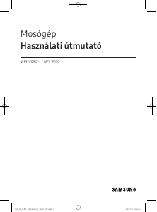 Használati útmutató Samsung WF90F09C4S Mosógép