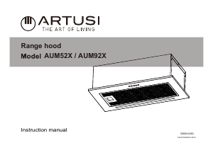 Handleiding Artusi AUM92X Afzuigkap