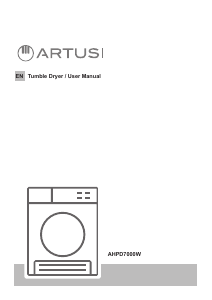 Bruksanvisning Artusi AHPD7000W Torktumlare