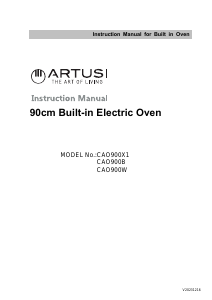 Handleiding Artusi CAO900W Oven