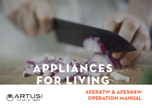 Bruksanvisning Artusi AFE547W Spis