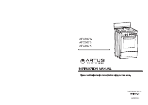 Bruksanvisning Artusi AFC607B Spis