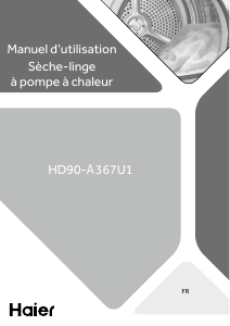 Mode d’emploi Haier HD90‐A367U1 Sèche-linge