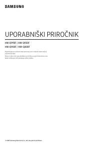 Priročnik Samsung HW-Q990F Sistem domačega kina
