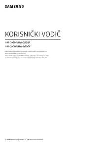 Priručnik Samsung HW-Q990F Kućno kino