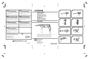 Manual de uso Hitachi DH 22PG Martillo perforador