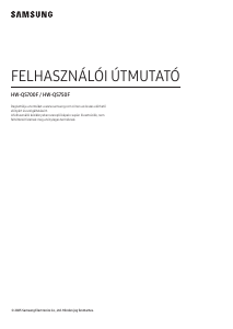 Használati útmutató Samsung HW-QS700F Házimozi-rendszer