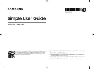 Manual Samsung HW-QS700F Sistemas de cinema em casa