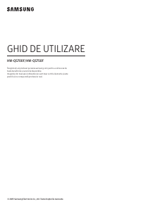 Manual Samsung HW-QS700F Sistemul home cinema