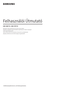 Használati útmutató Samsung HW-S801D Házimozi-rendszer