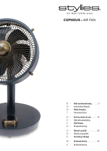Manual de uso Stylies Cepheus Ventilador