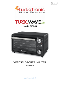 Handleiding TurboTronic TT-FD14 Voedseldroger