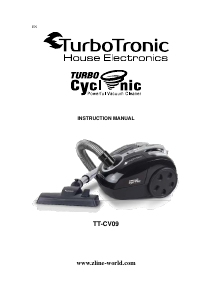 Bedienungsanleitung TurboTronic TT-CV09 Staubsauger
