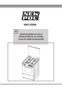 Manual de uso New Pol NWC55BW Cocina