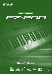 Bruksanvisning Yamaha EZ-200 Portatone Digitalt keyboard