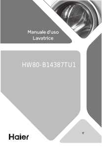 Manuale Haier HW80-B14387TU1 Lavatrice
